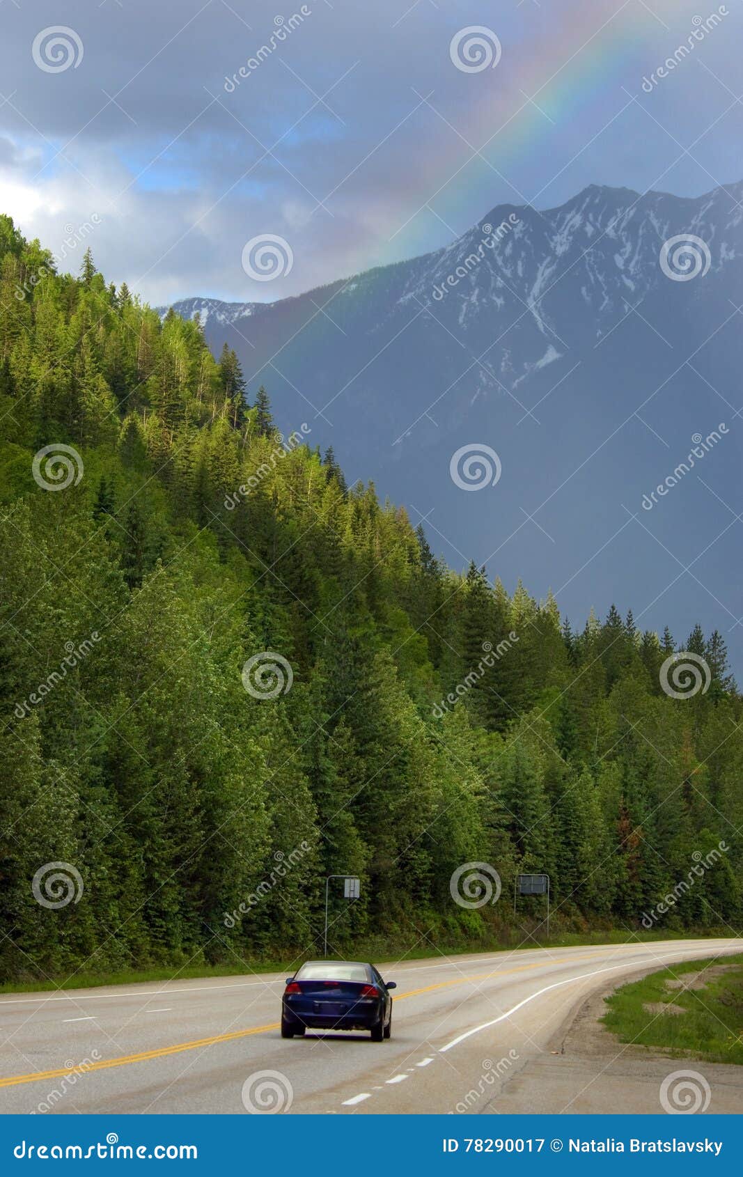 TransCanada highway stock image. Image of canada, rockies 78290017