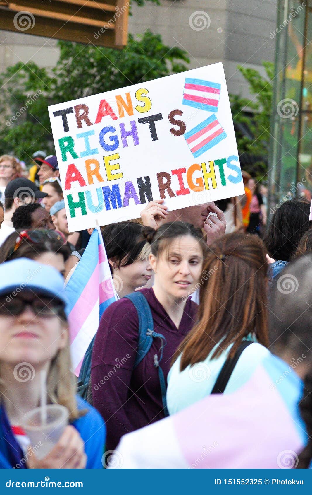 Trans March in Toronto editorial image. Image of toronto 151552325