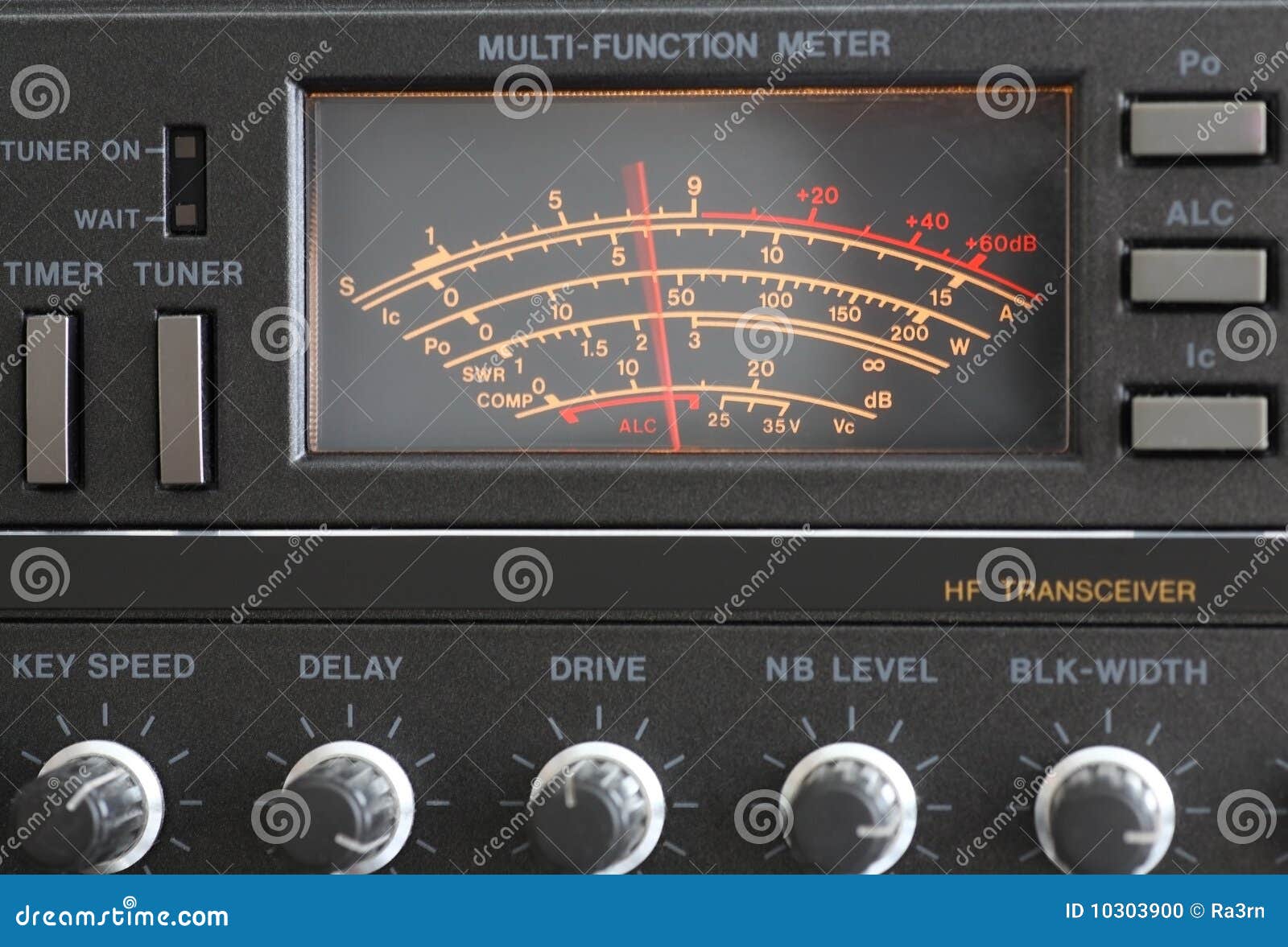 Mätande radiotransceiver för amatörmässigt instrument