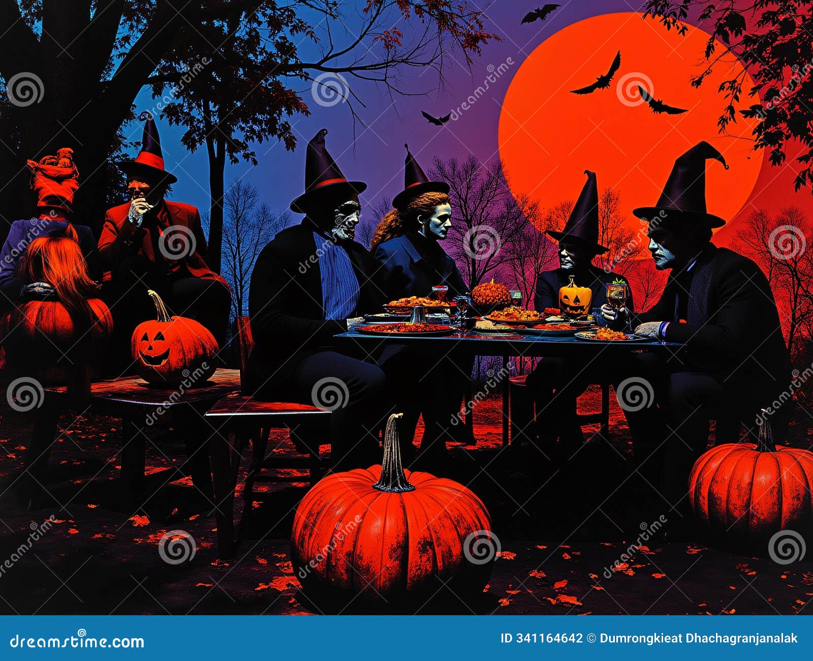 halloween background, haunted, ghosts.