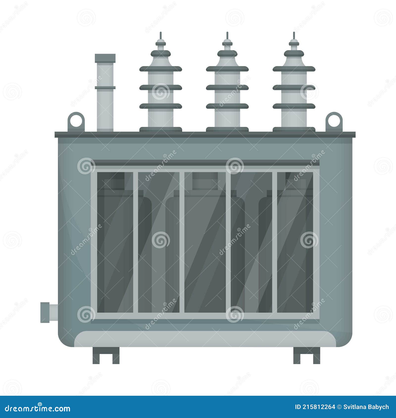 Transformador Vector Dibujos Animados Icono. Vector Ilustración Equipo  Eléctrico Sobre Fondo Blanco. Caricatura Aislada Ilustración del Vector -  Ilustración de peligroso, equipo: 215812264