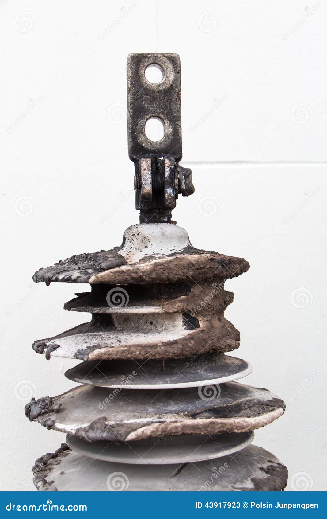 Transformer Bushing Damaged Stock Image Image of line, bushing 43917923