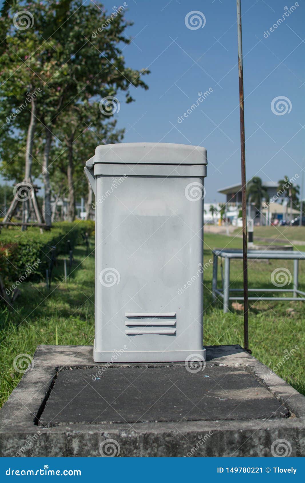 The Transformer Outdoor Electric Control Box Stock Image