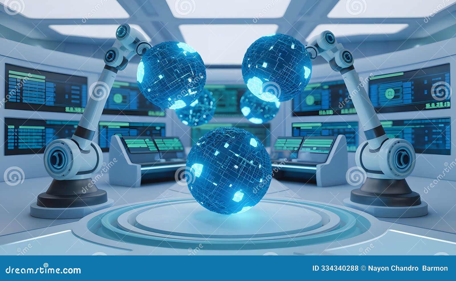 transforming big data with robotic arm d-rendering.