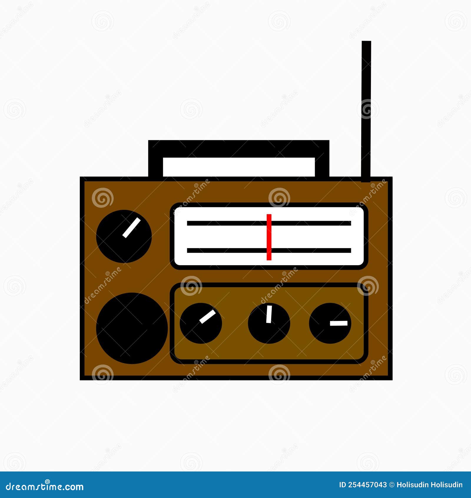 Transistor Radio Illustration Stock Illustration Illustration of