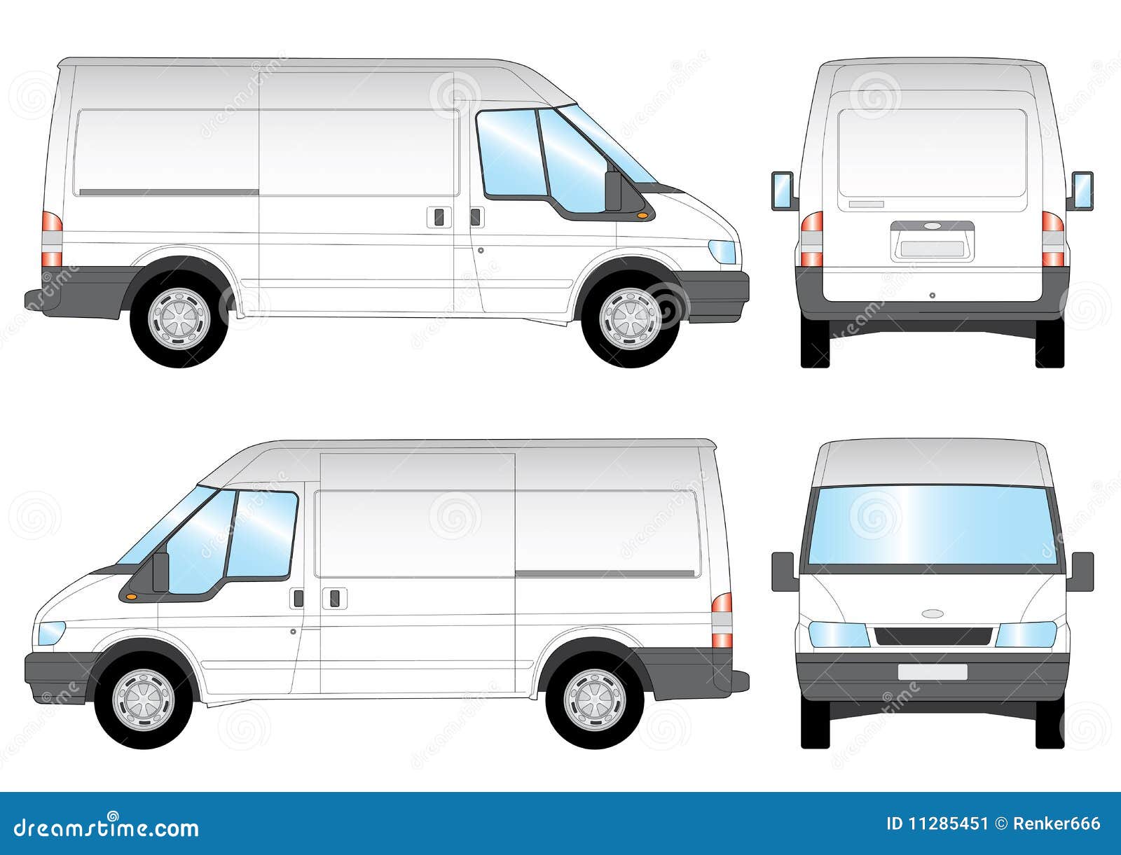 Ford transit outlines #4