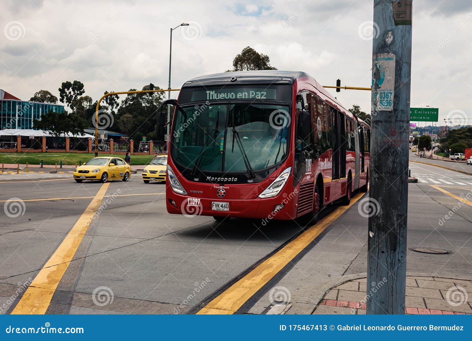 Transmilenio Bus Bogota Editorial Stock Photo Image Of Latin 175467413