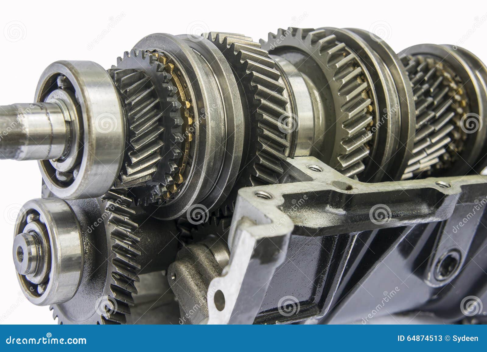 Transmission shaft gear stock image. Image of machine 64874513