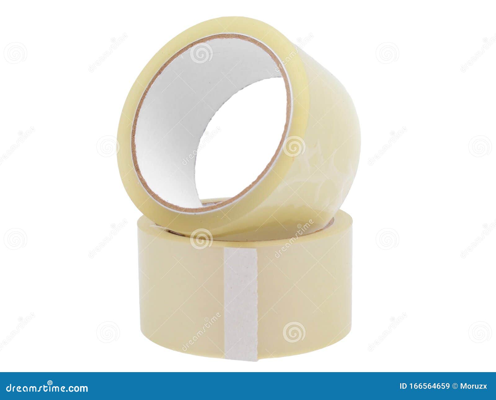 Transparent Adhesive Scotch Tape Rolls for Packing Stock Image Image
