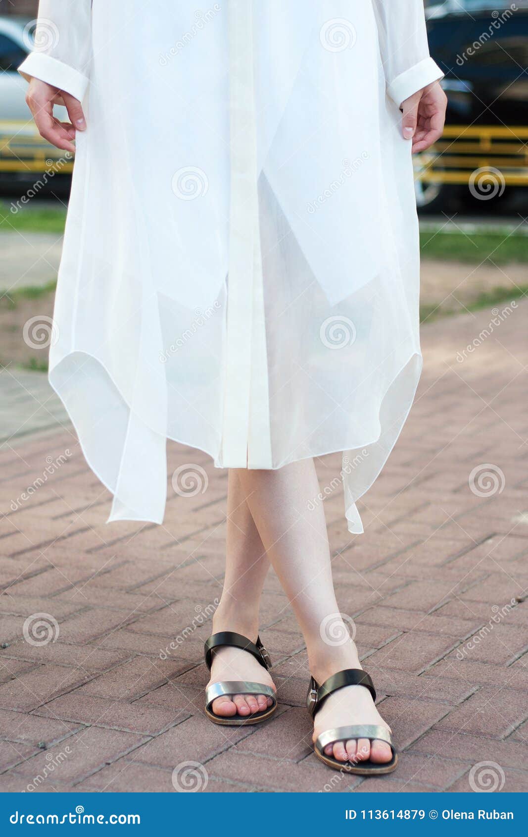 Colorful Summer Clothes on Mannequin in Women Fashion Store