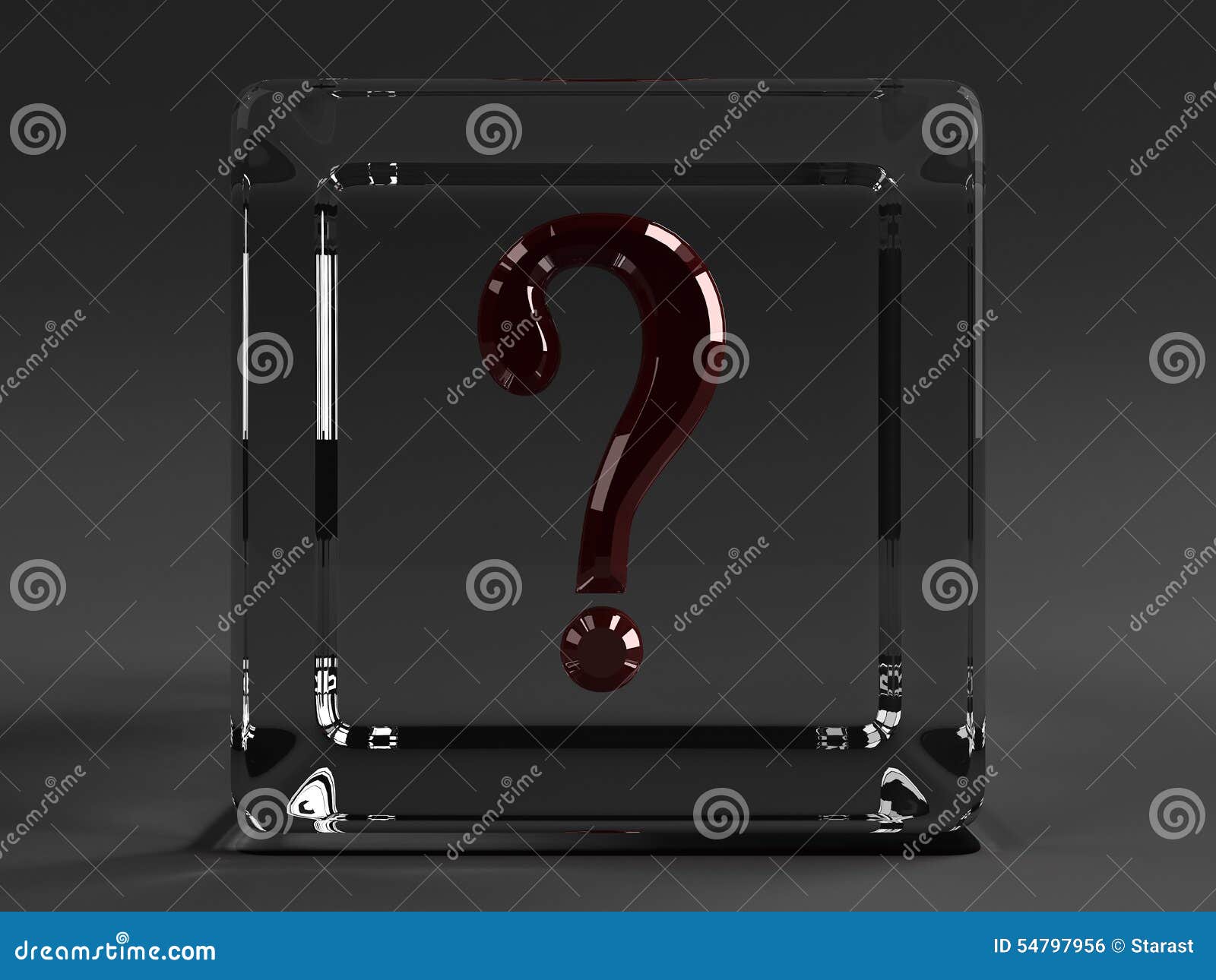 Red Cube With Questionmark Sign On Boxes RoyaltyFree Stock