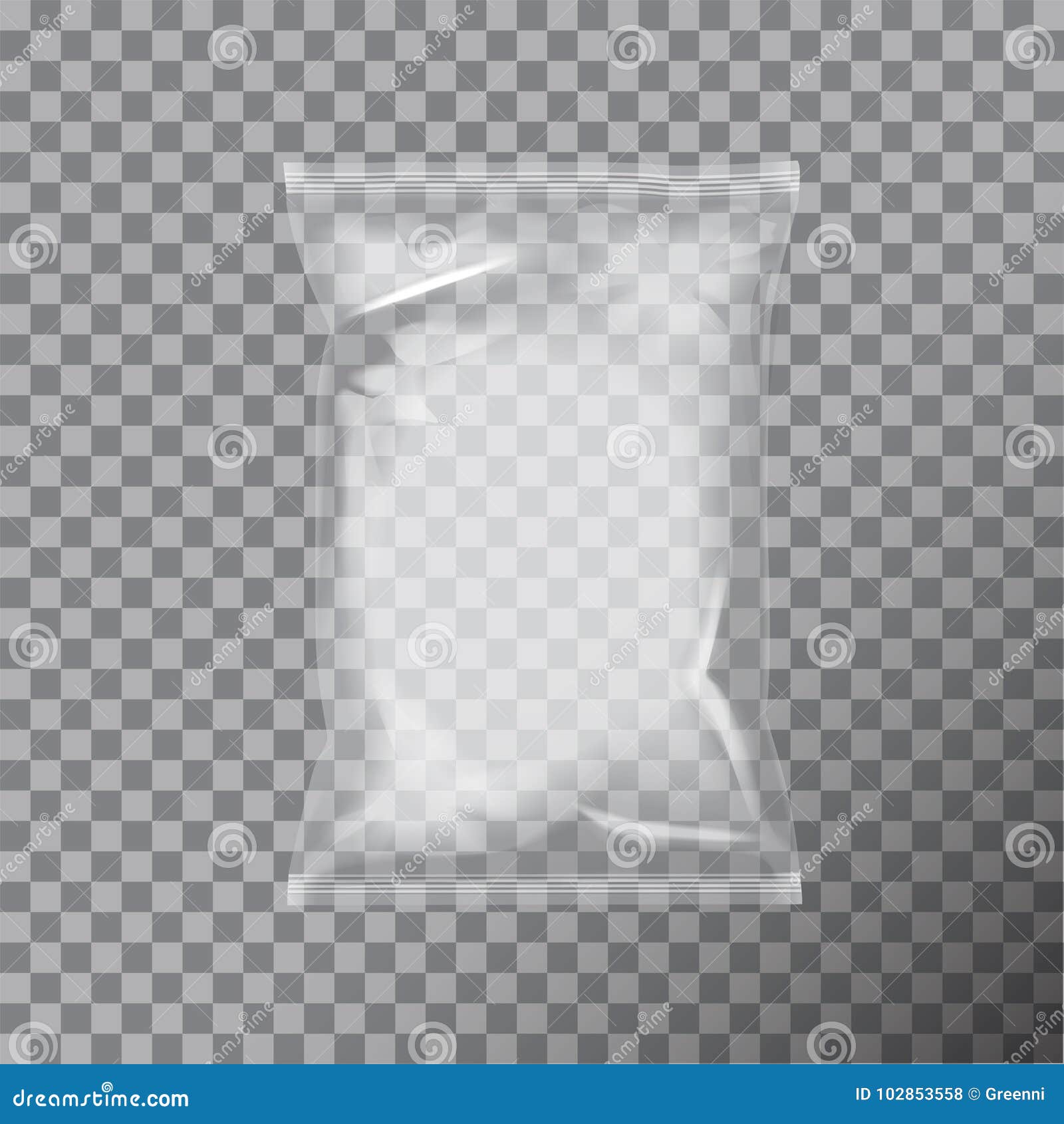 Download Transparent Foil Bag Packaging For Food, Snack, Coffee ...