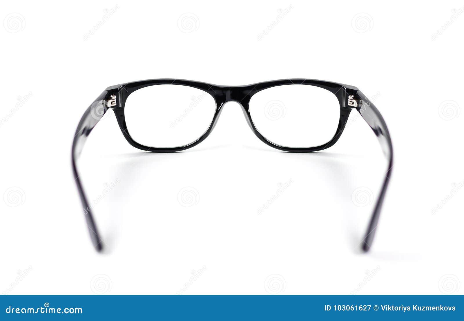 Transparent Glasses for Correction of Sight. Isolated on White B Stock ...