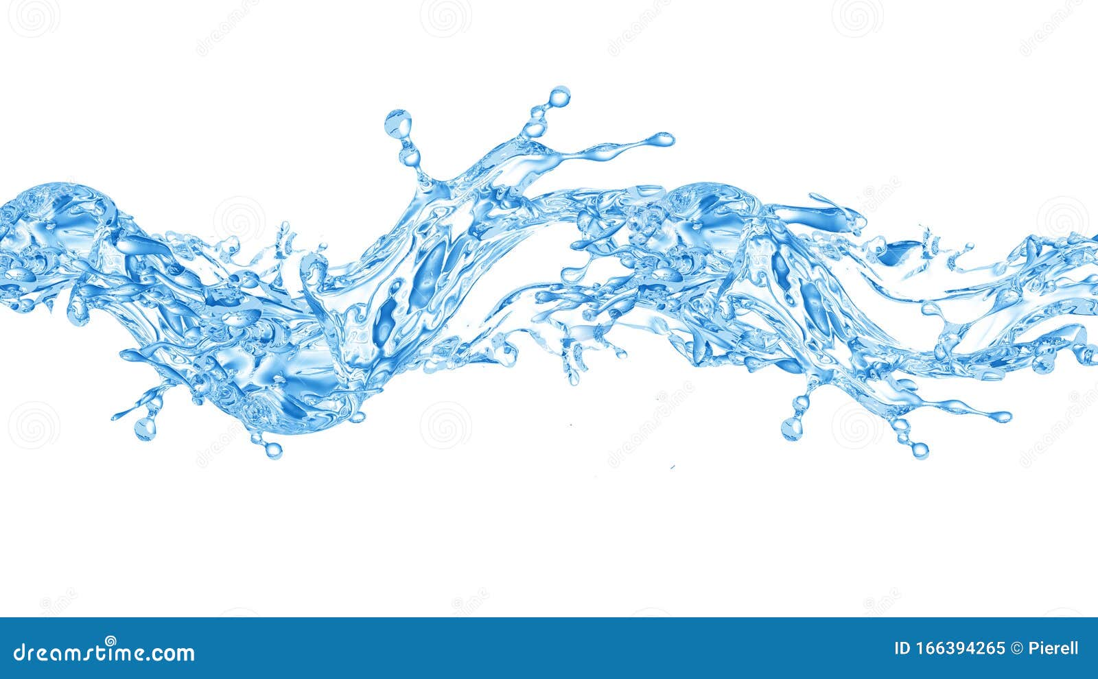 Transparent, Isolation Splash Water Splash on a White Background Blue ...