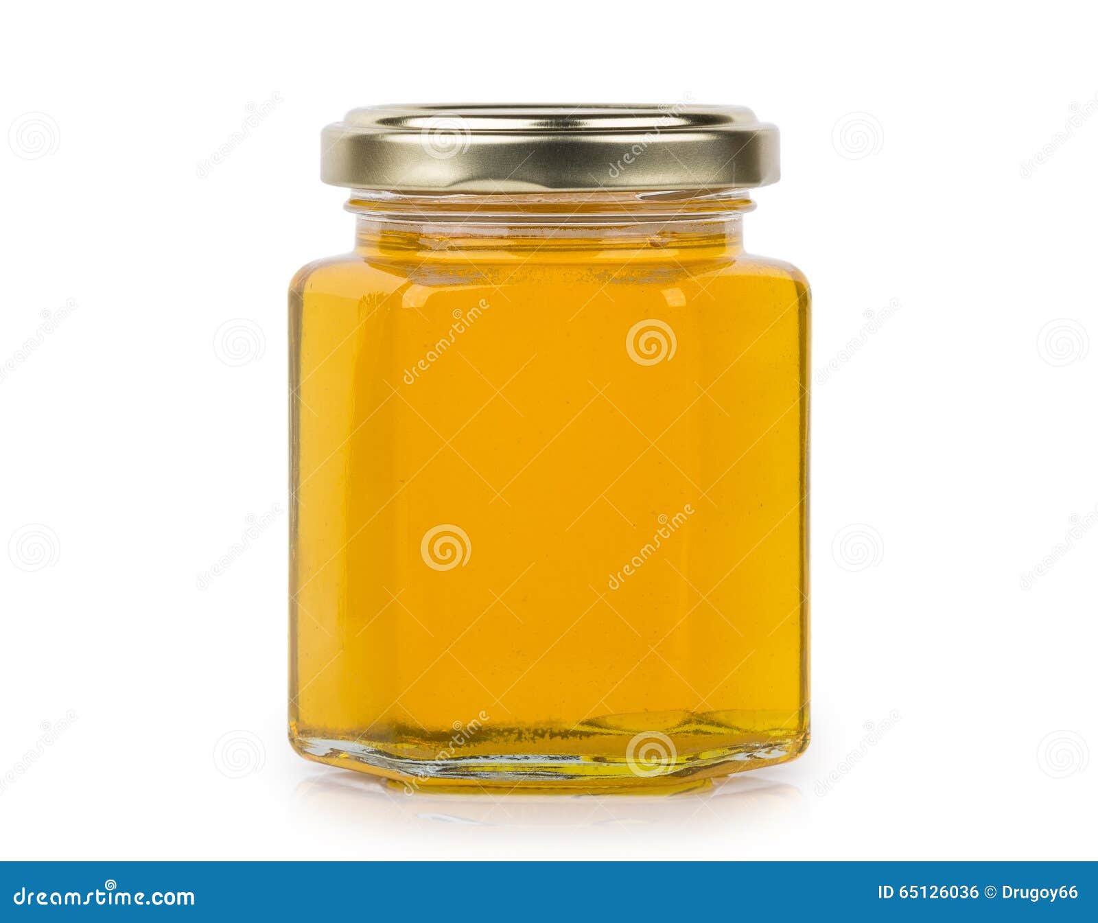 Liquid Honey In A Glass Jar Stock Photo 213787032