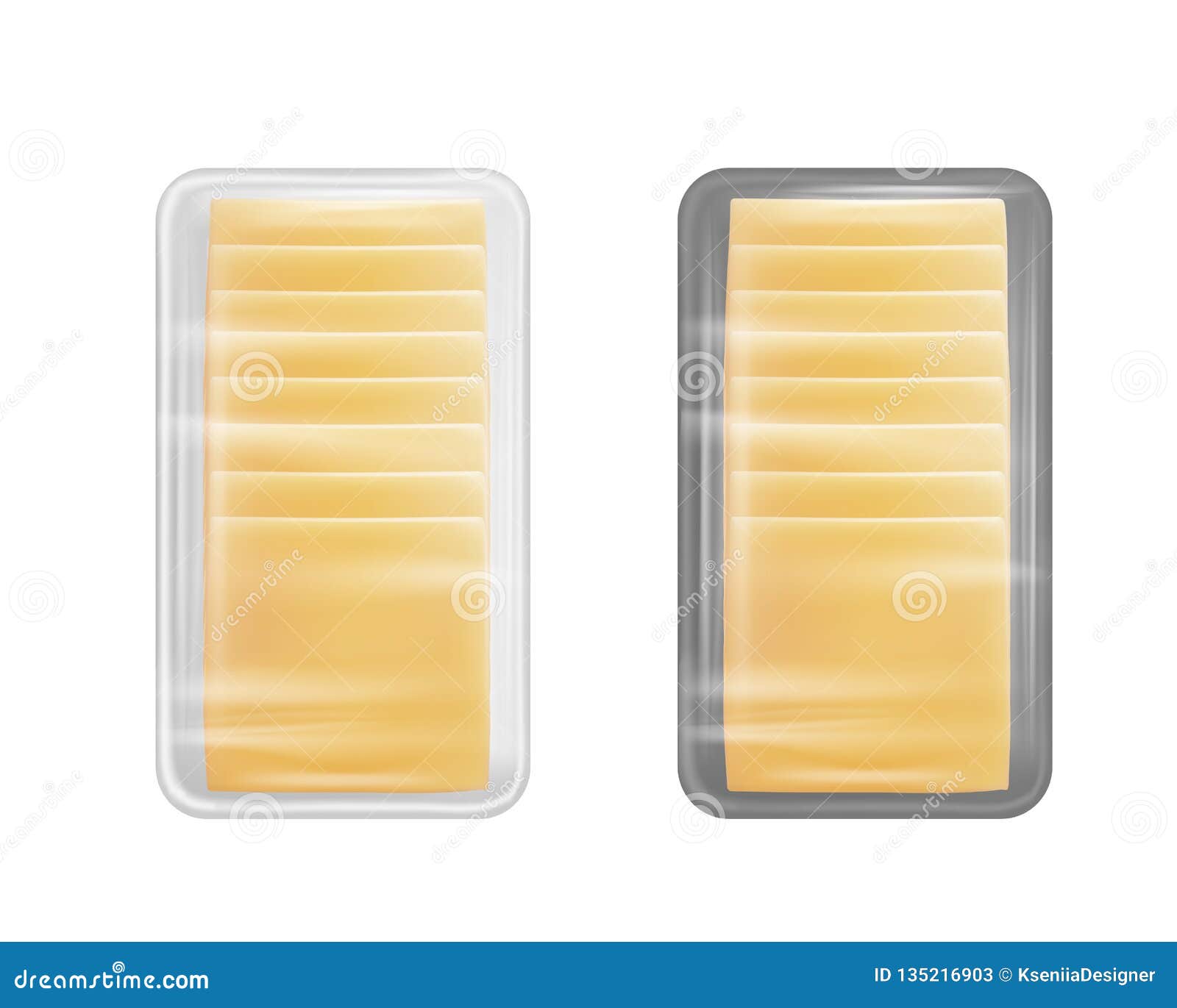 Download Transparent Packaging With Cheese Slices Stock Vector - Illustration of shiny, flex: 135216903