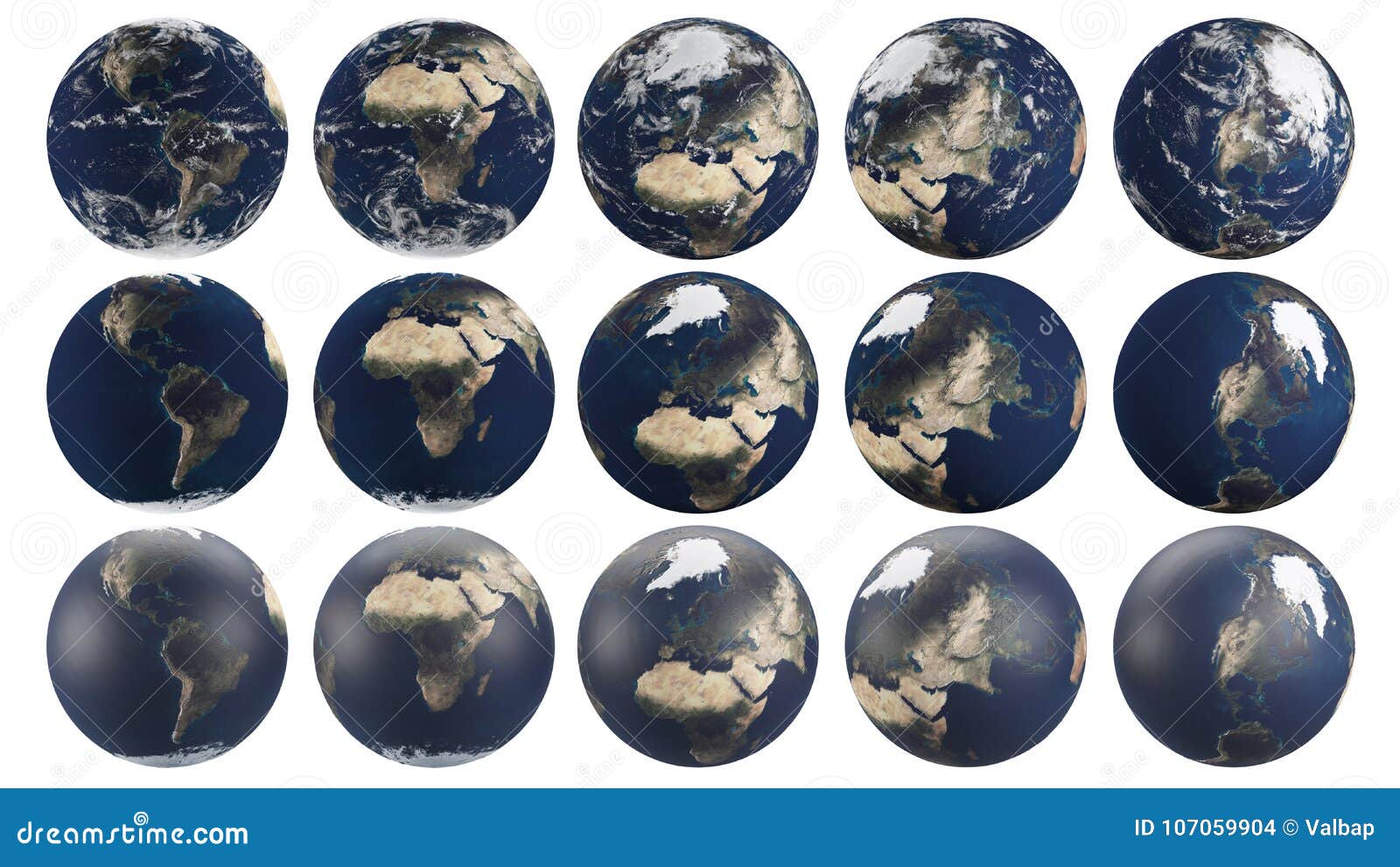 transparent planet earth from multiple angles focusing on different continents