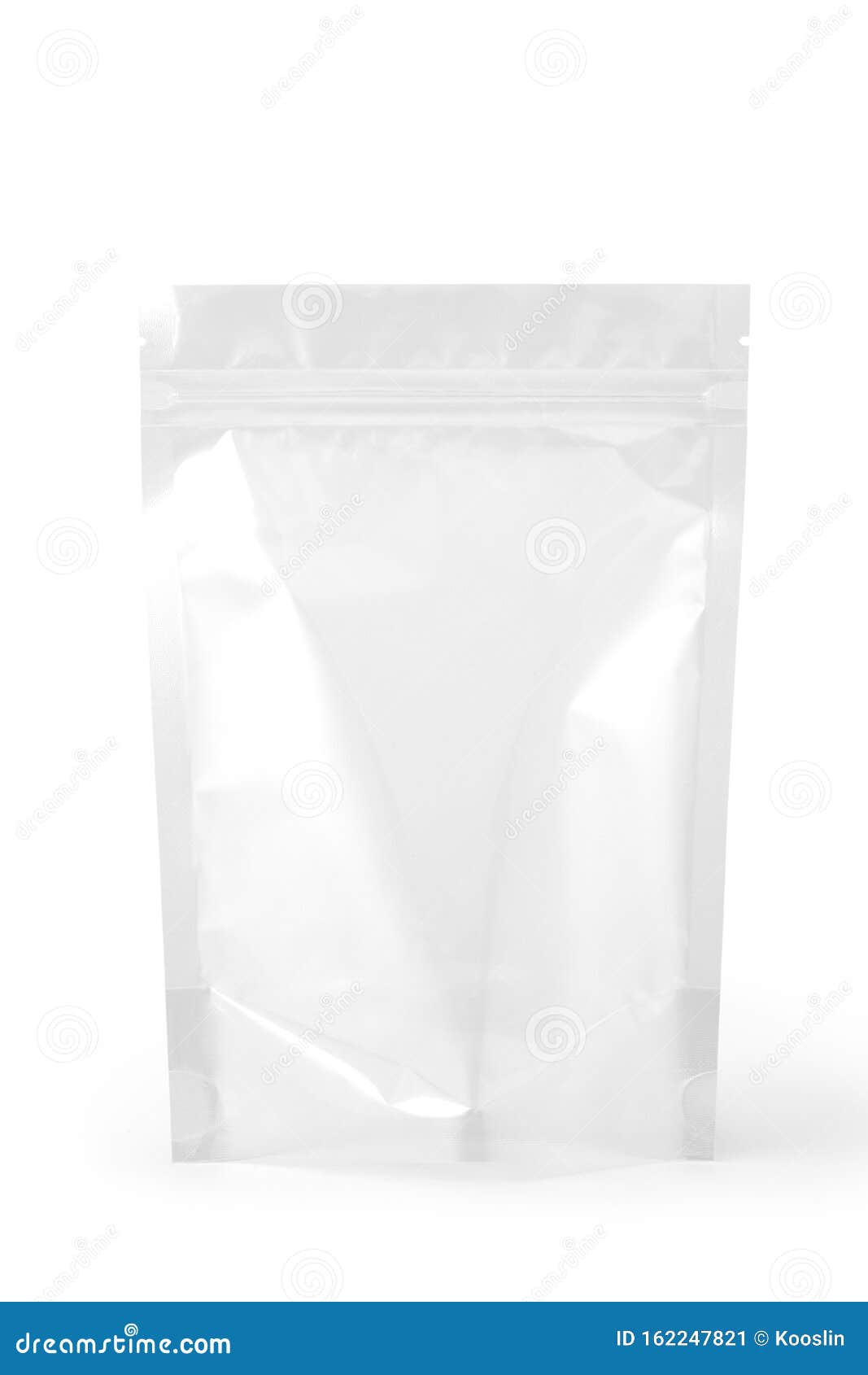 Transparent Plastic Zipper Bag Packaging Stock Image Image of valve