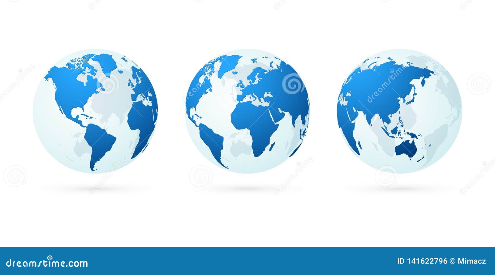 transparent world globe maps planet earth green set