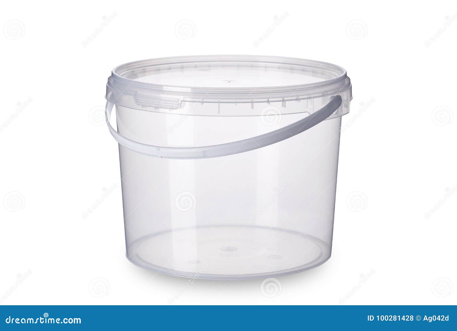 Transparenter Plastikeimer Mit Transparentem Deckel Plastikbehalter Auf Weissem Hintergrund Lebensmittelplastikkasten Lokalisier Stockfoto Bild Von Plastikeimer Deckel