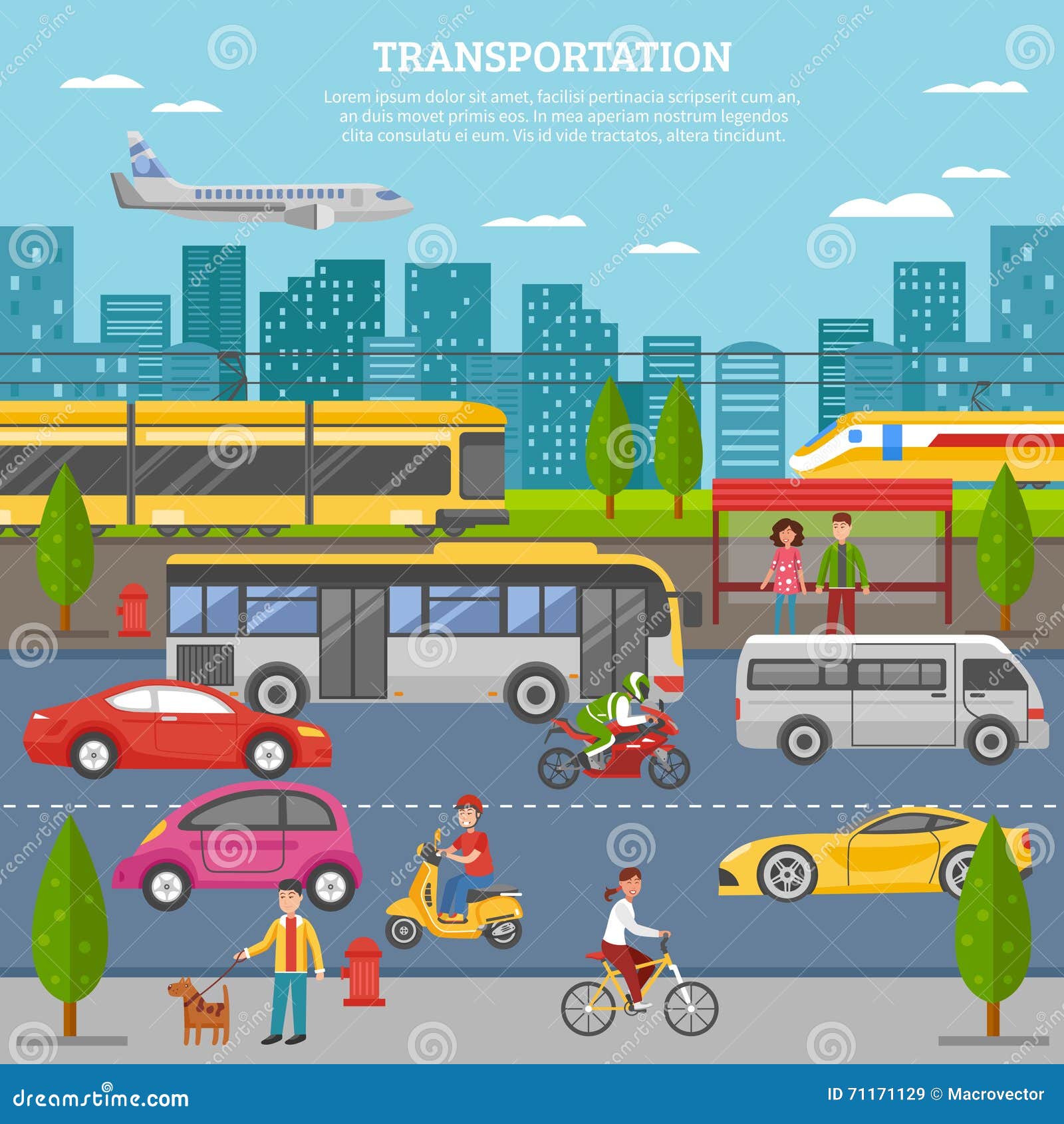 transport in city poster