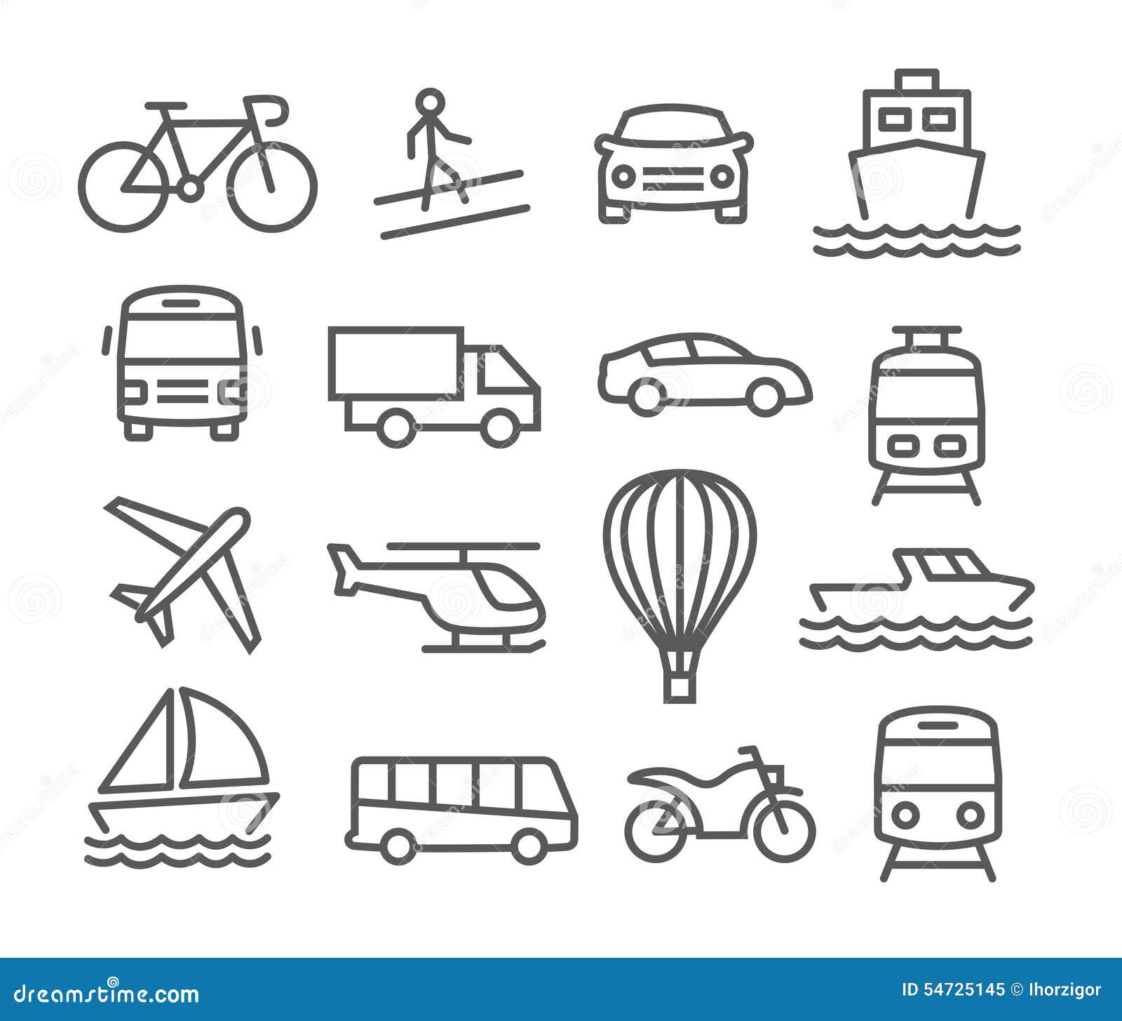 transport icons