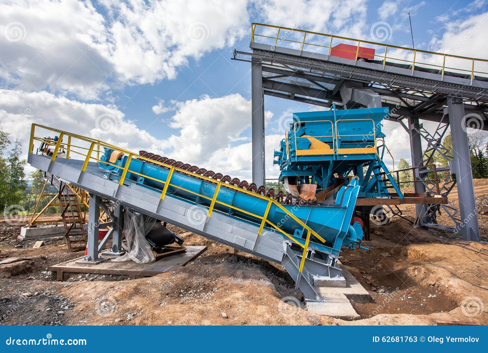 Transport ore processing stock image. Image of production 62681763