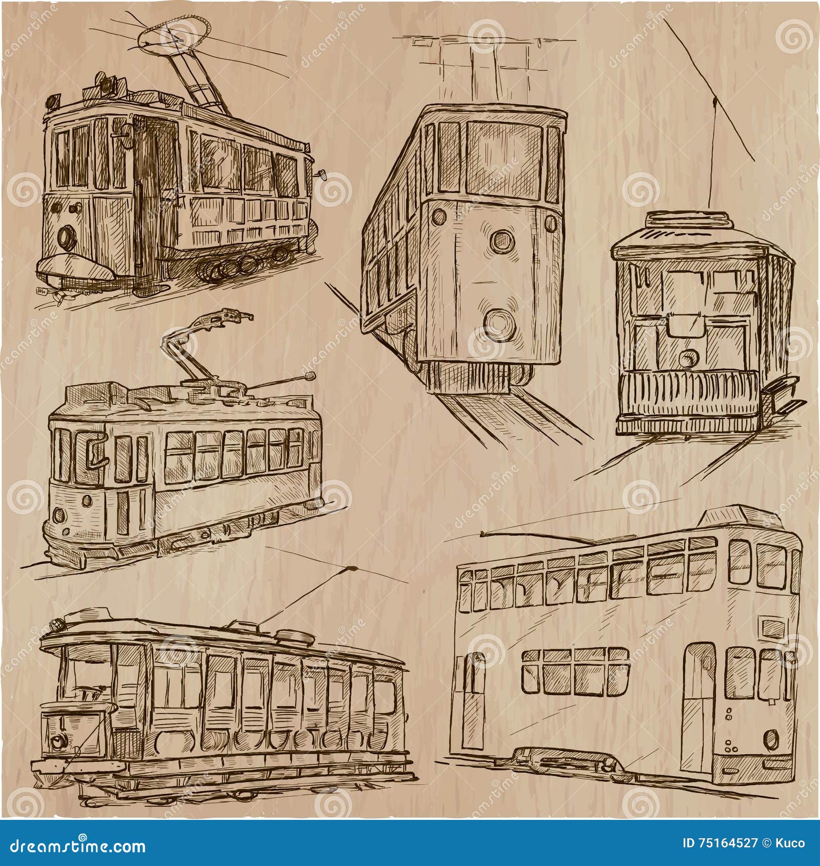 Discover more than 190 vector kolkata tram sketch