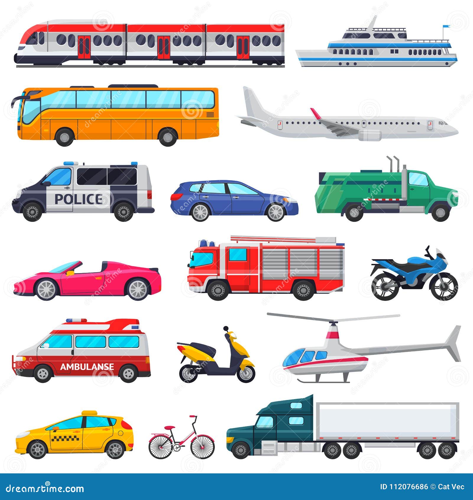 transport  public transportable vehicle plane or train and car or bicycle for transportation in city 