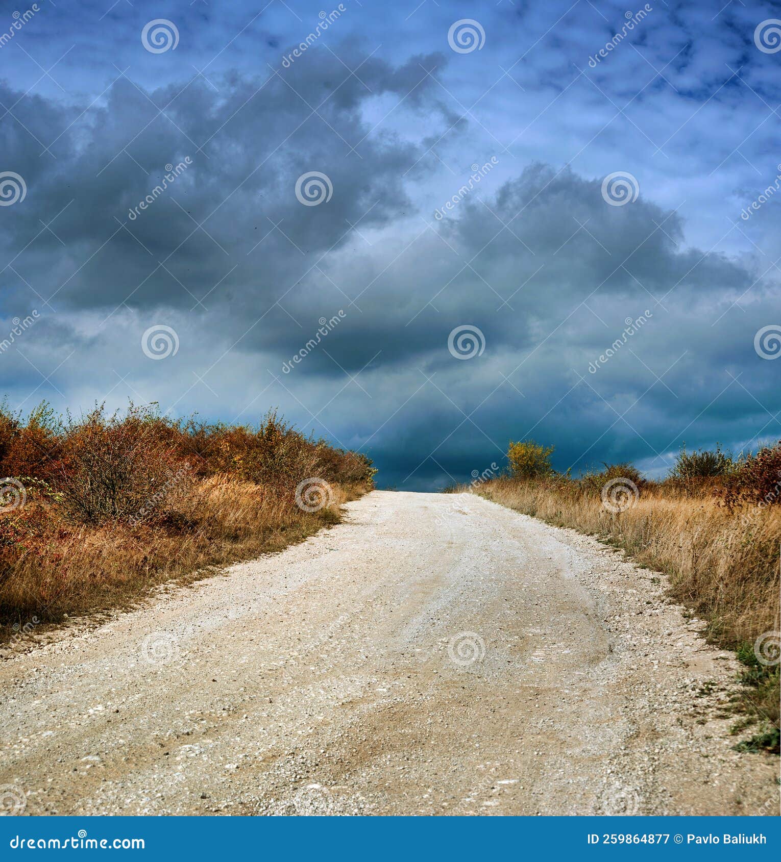 Road in Quarry Limestone Road, Quarry, Thunderstorm Sky Stock Image