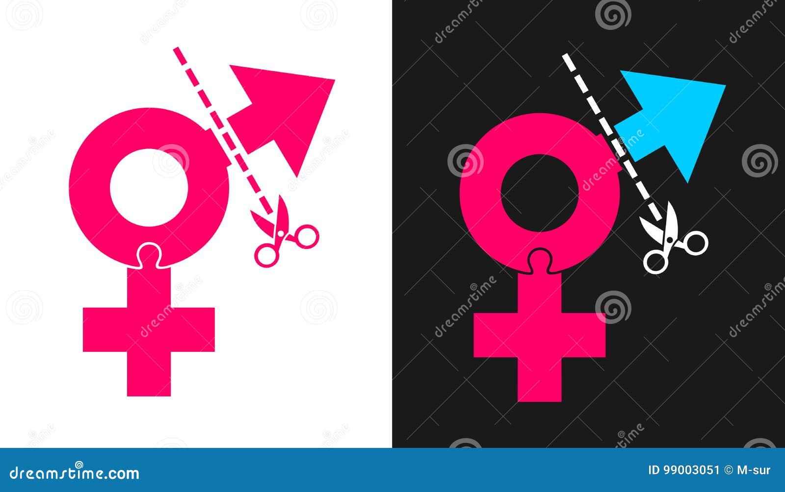 Transsexuality and Sex Reassignment Surgery Stock Vector - Illustration of  remove, hermaphrodite: 99003051