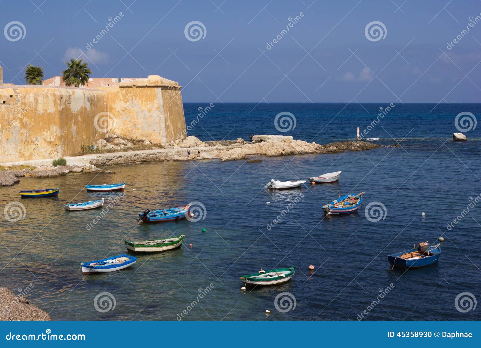 Trapanis View. View of Trapanis coastline.