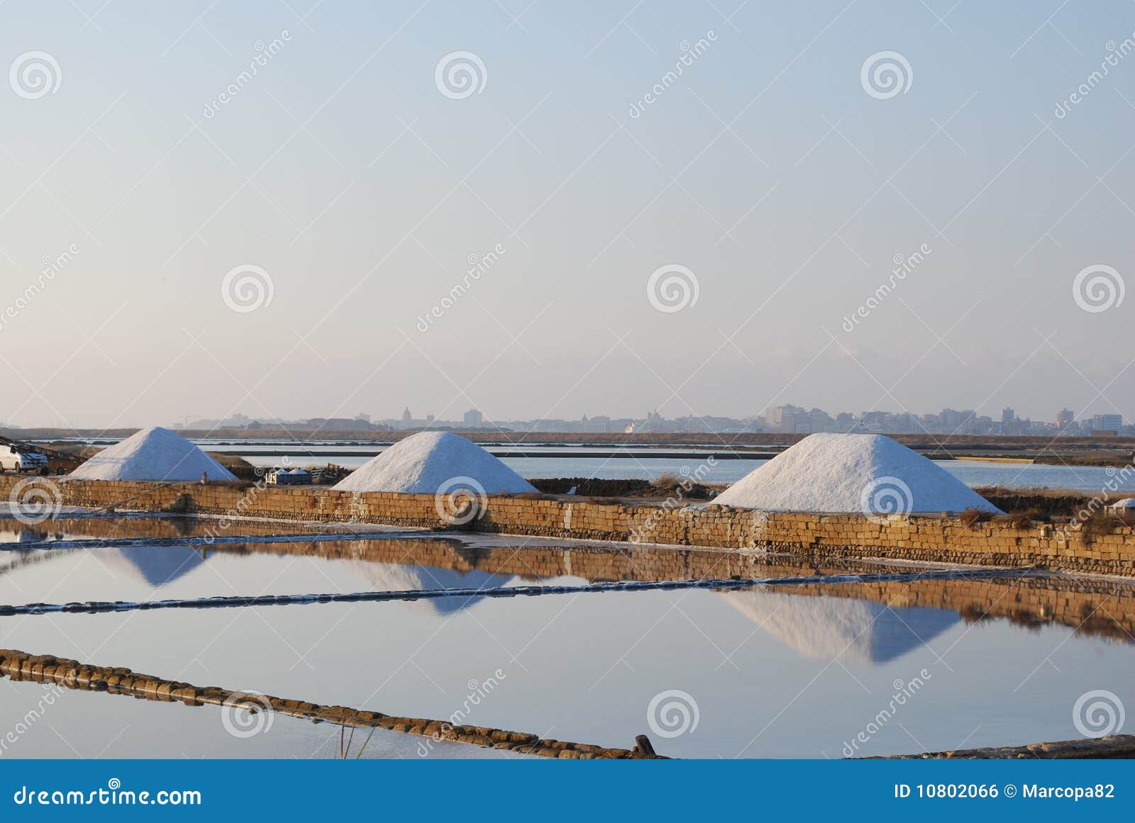Trapani Sea Water Salt Ponds Stock Photo Image of pond, ponds 10802066