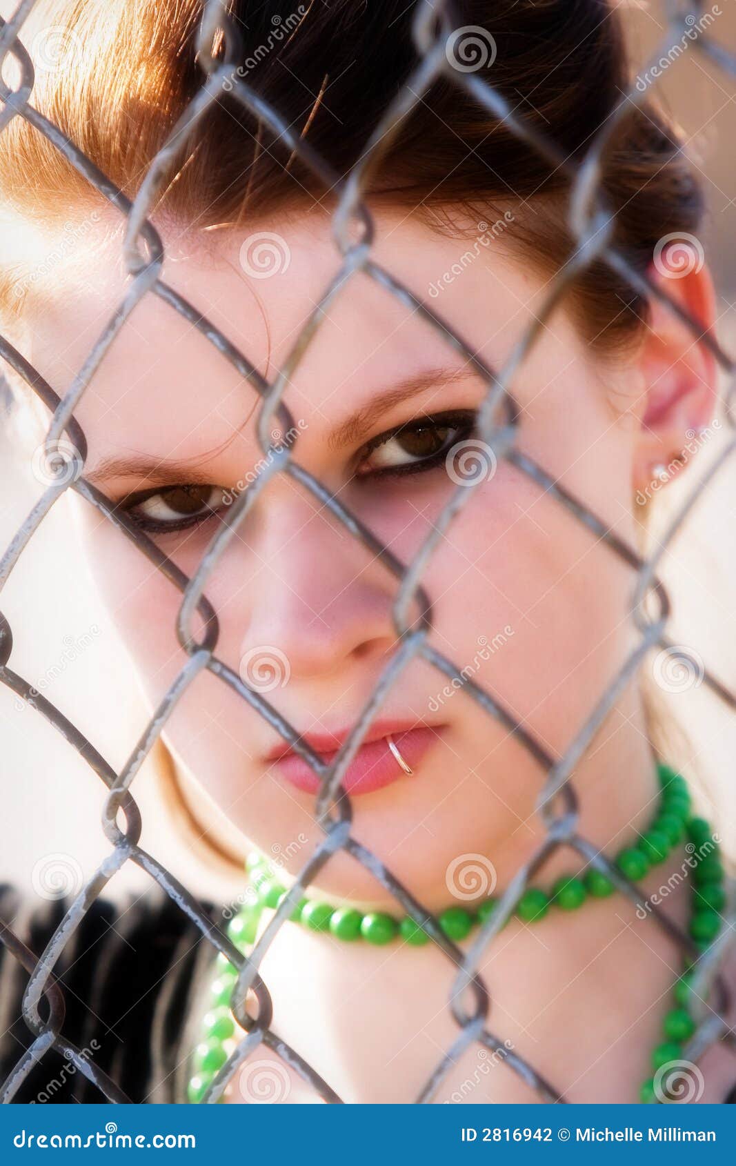 Woman chains trapped hi-res stock photography and images - Alamy