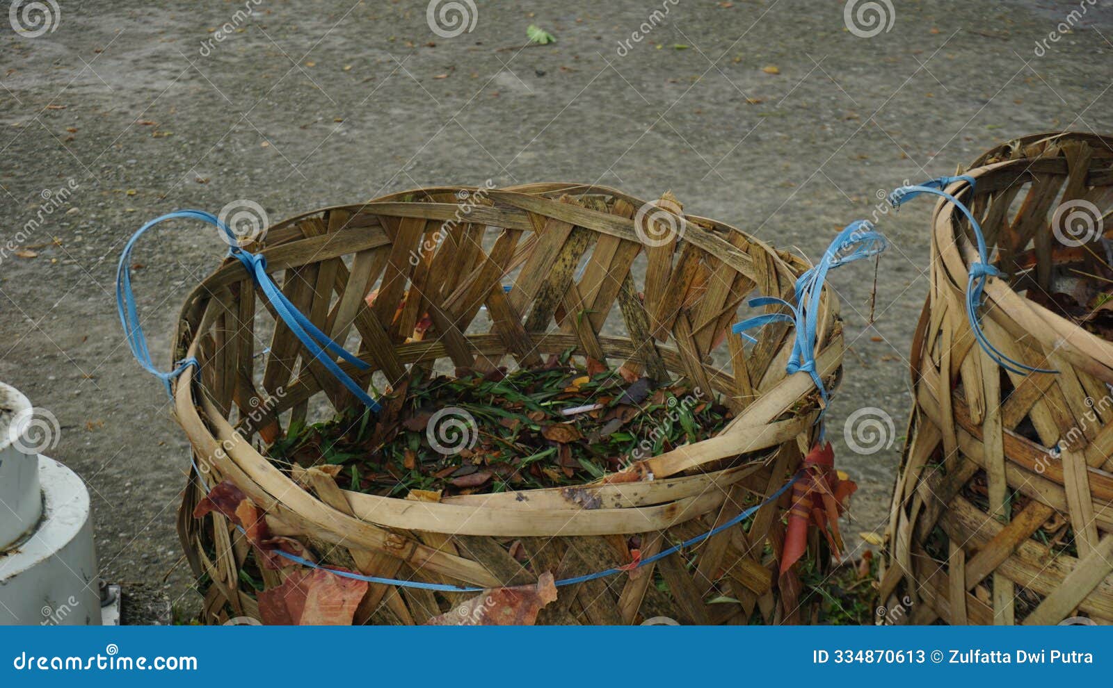 trash bin in the park