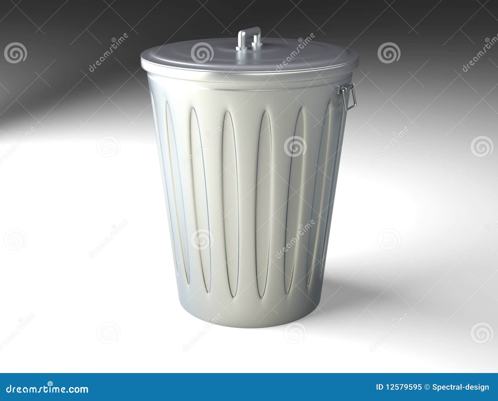 Trash Can stock illustration. Illustration of graphic 12579595
