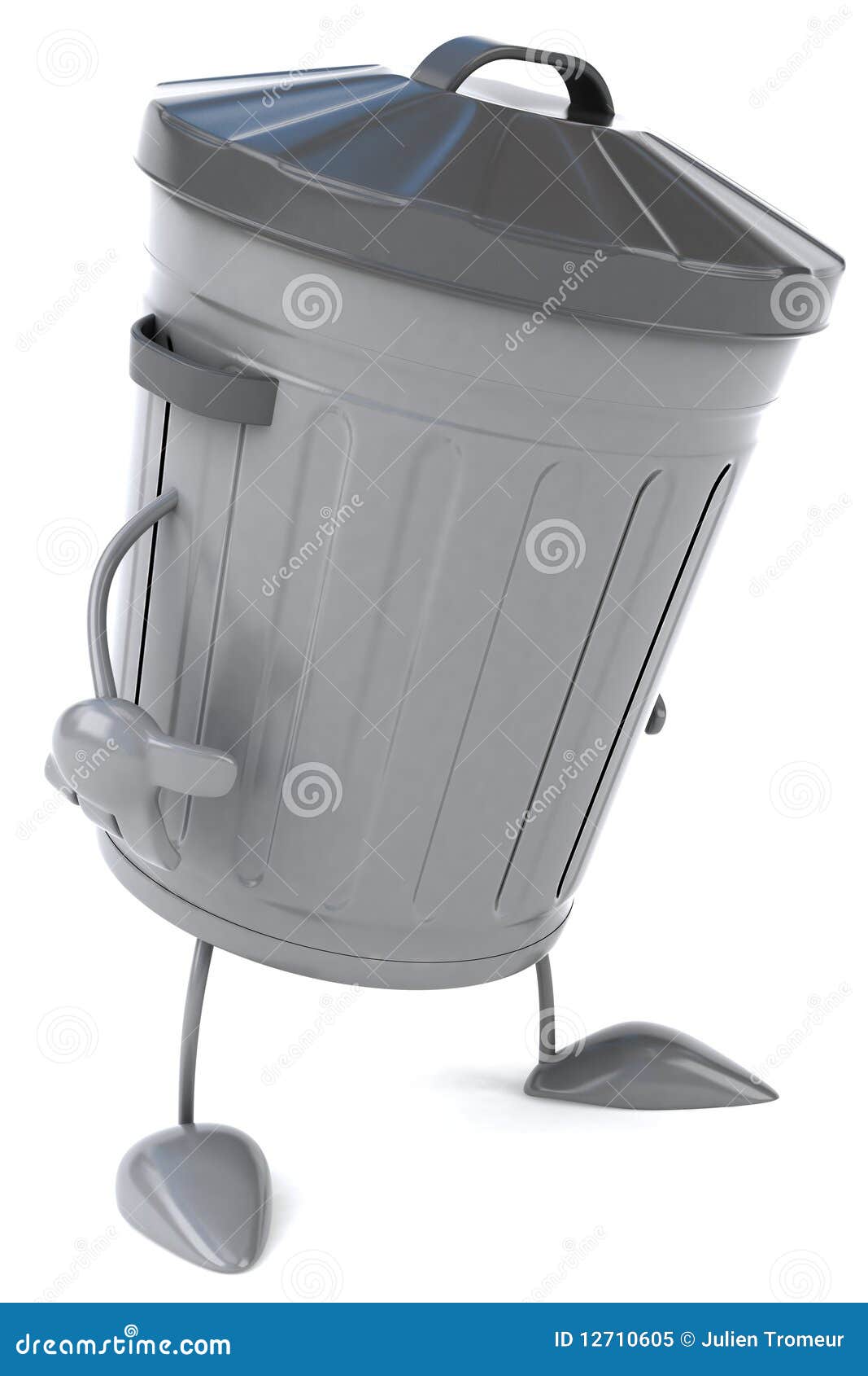 Trash can stock illustration. Illustration of reuse, protect 12710605