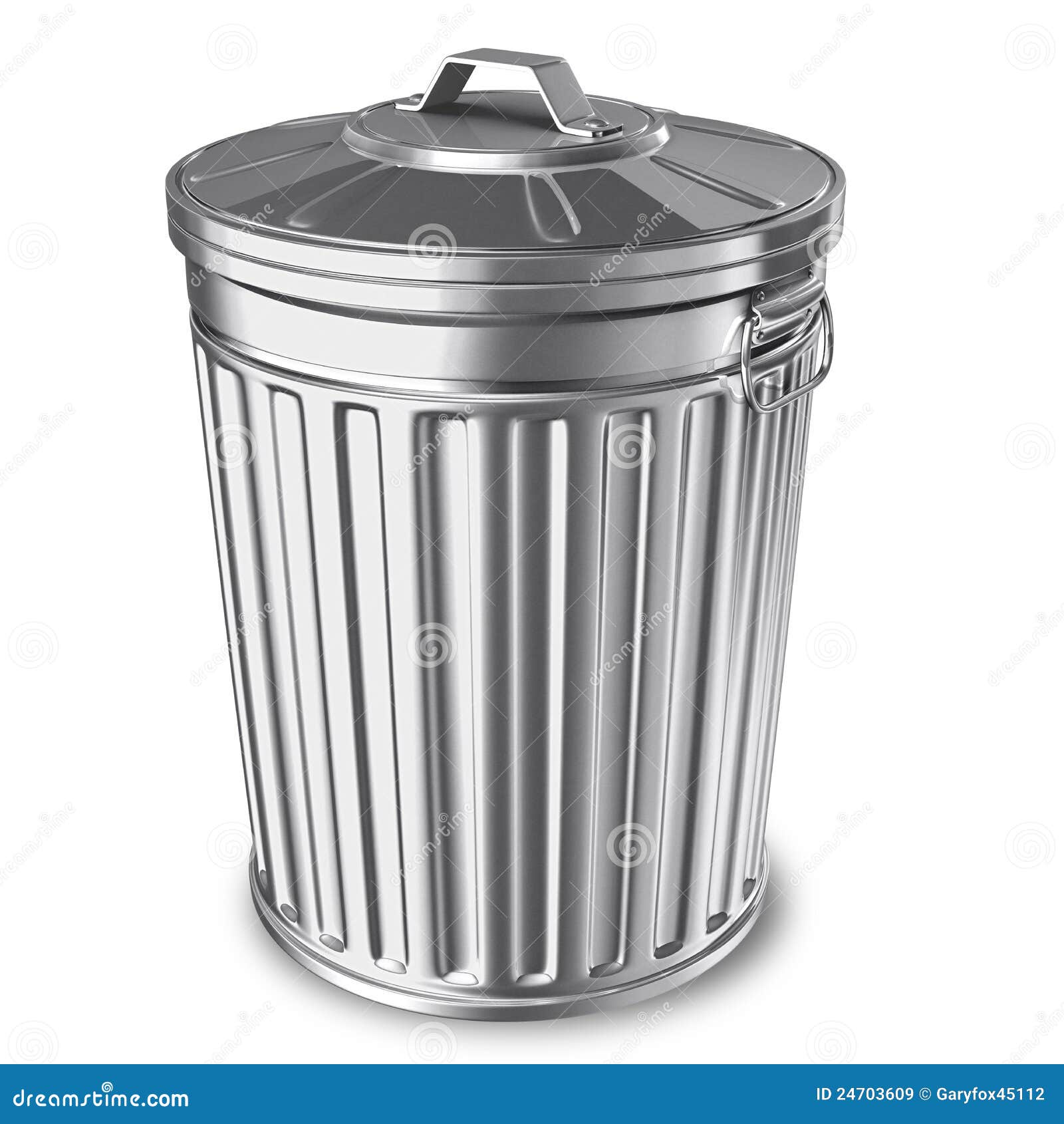 Trash can stock illustration. Illustration of background 24703609