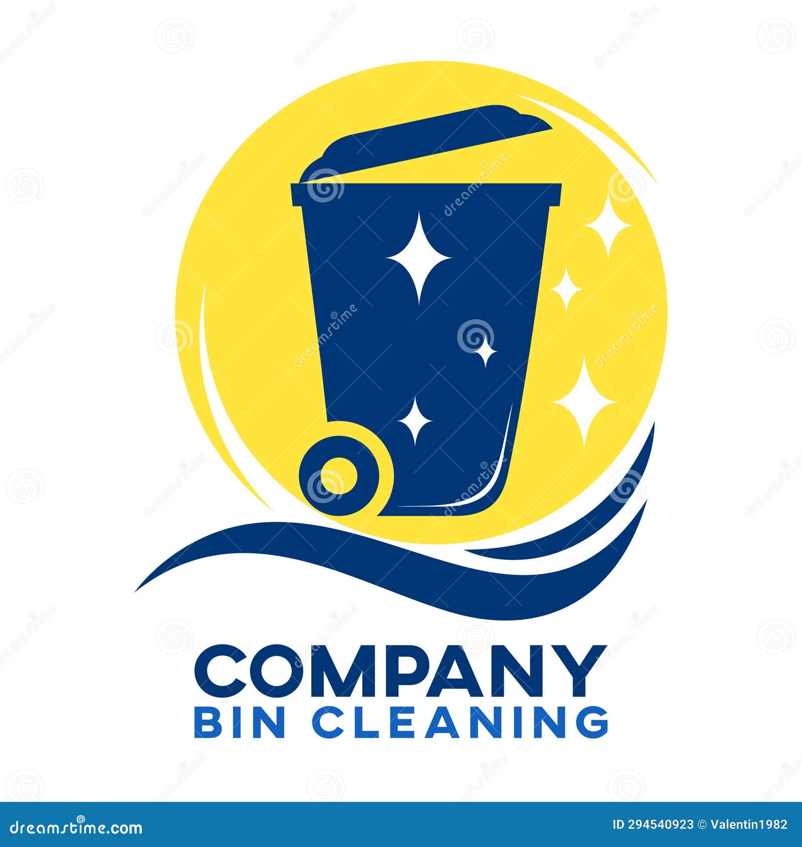 Trash Can Bin Cleaning Logo Stock Vector Illustration of conservation
