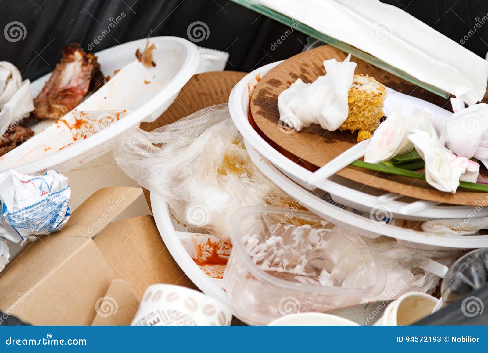 Trash recycle bin stock image. Image of rubbish, delicious 94572193