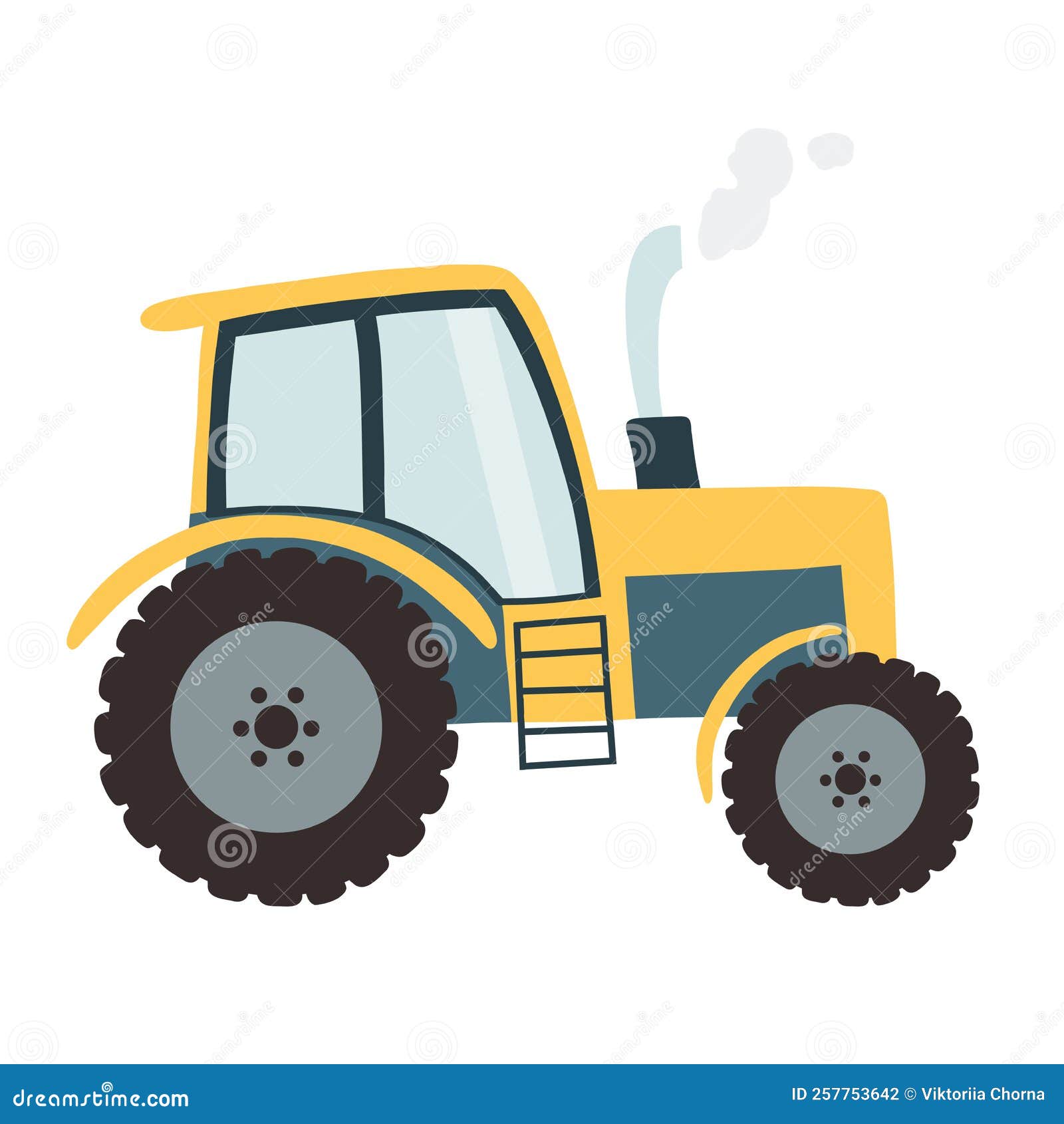 Tractor Tractor Clipart Png - Trator Desenho Vermelho - Free Transparent PNG  Clipart Images Download