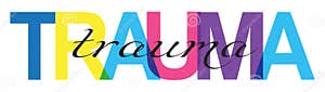 Trauma Letters Royalty Free Stock Image CartoonDealer 218092318
