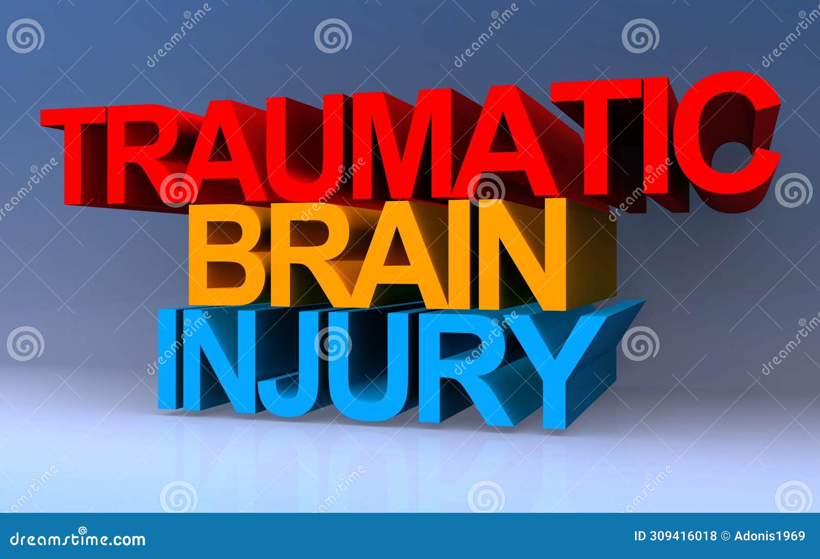 TBI Traumatic Brain Injury - Intracranial Injury To The Brain Caused By