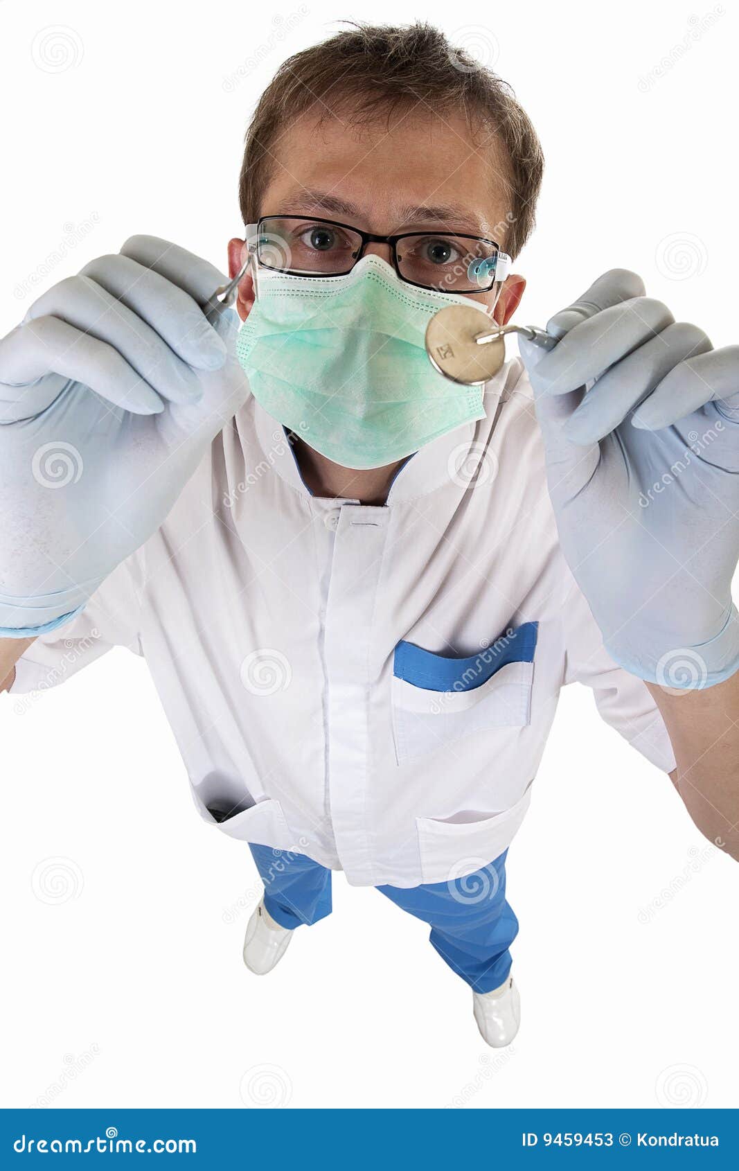 Travail de dentiste. Travail blanc de dentiste de fond