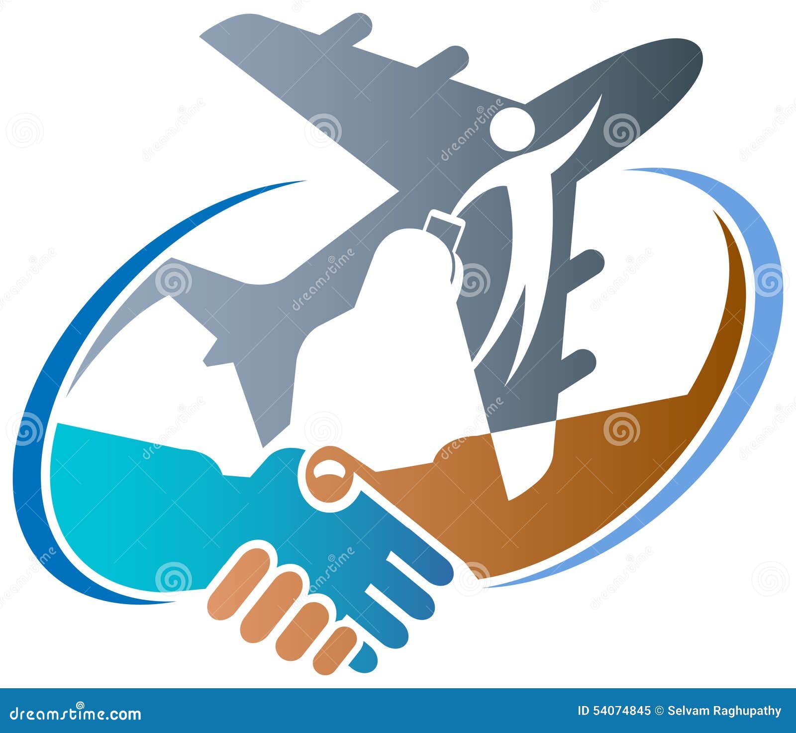 Travel Agency Stock Vector Illustration Of Contact Emblem 54074845