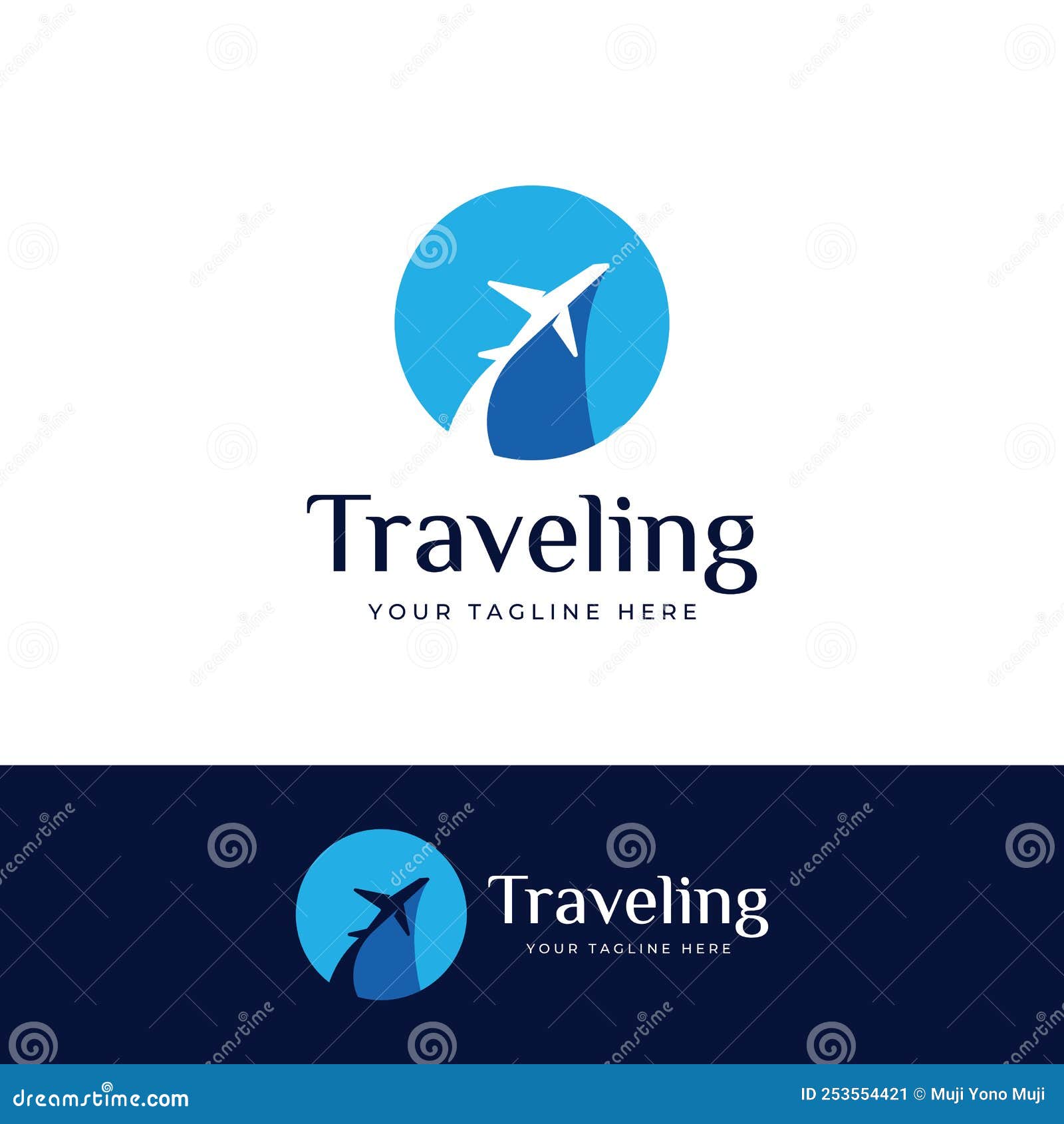 Travel Agency Logo Design and Summer Vacation with Airplanes. the Logo ...