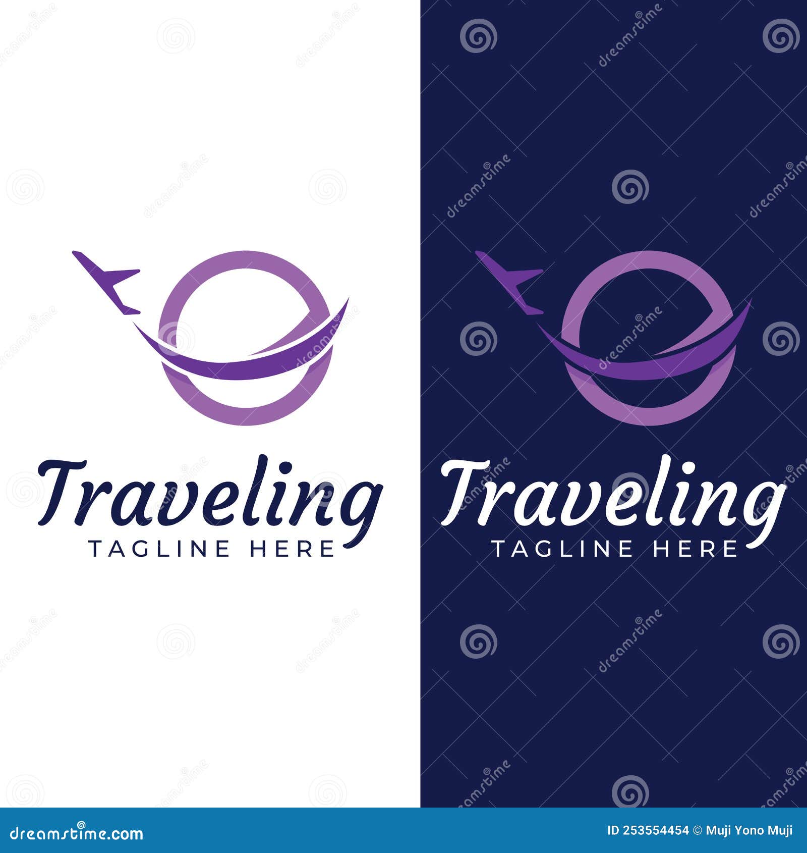 Travel Agency Logo Design and Summer Vacation with Airplanes. the Logo ...