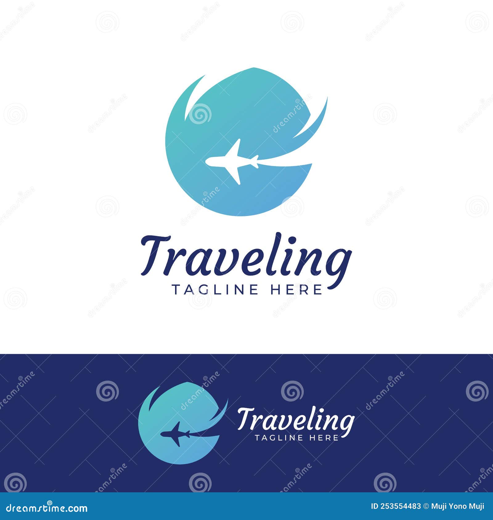 Travel Agency Logo Design and Summer Vacation with Airplanes. the Logo ...