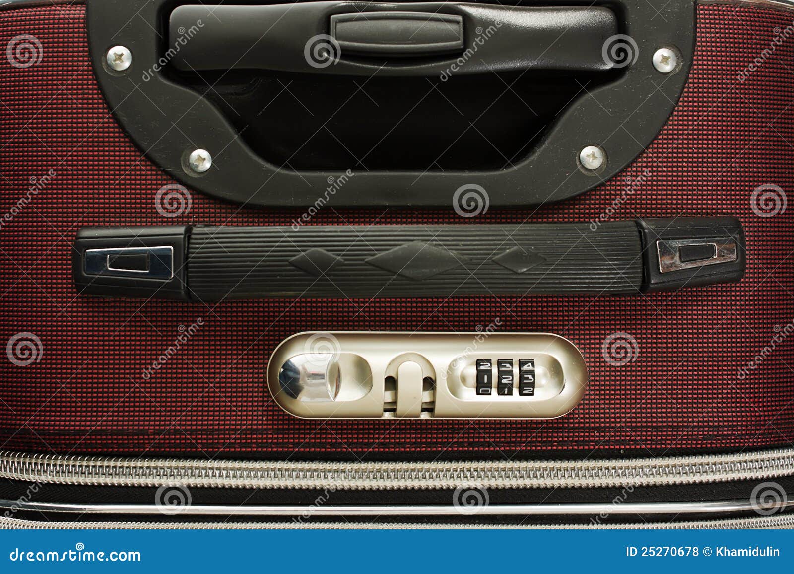 Travel Bag with Combination Lock Stock Photo Image of code, visitor