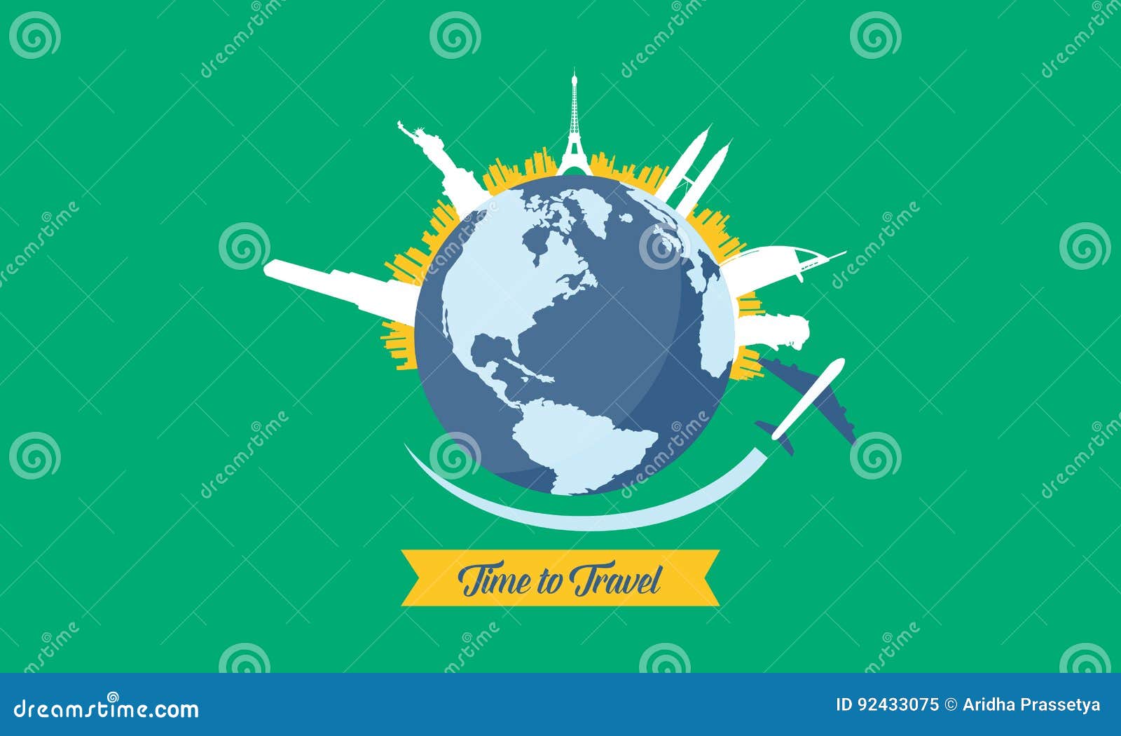 Travel Banner Holiday Design Collection Stock Vector Illustration of